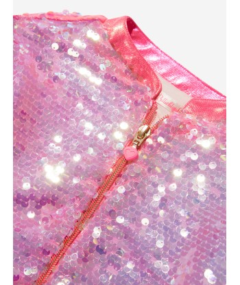 Billieblush Girls Sequin Jacket in Pink france