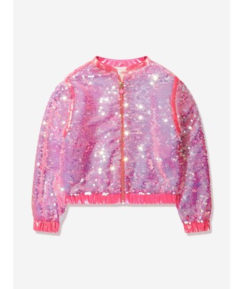 Billieblush Girls Sequin Jacket in Pink france