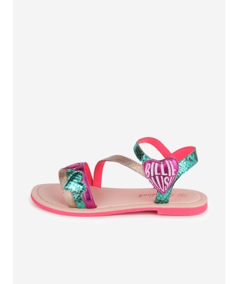 Billieblush Girls Leather Heart Sandals in Multicolour Le MVP de beaucoup