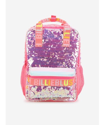 Billieblush Girls Sequinned Backpack in Multicolour (36cm) pas chere