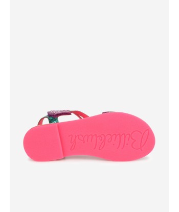 Billieblush Girls Leather Heart Sandals in Multicolour Le MVP de beaucoup