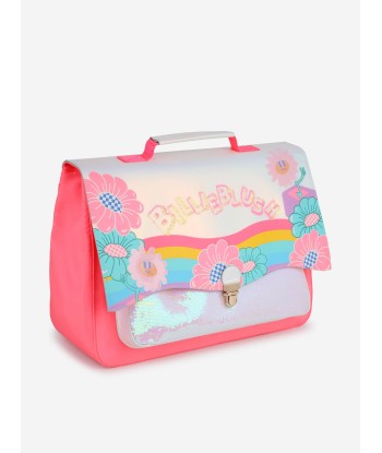 Billieblush Girls Flower And Rainbow Satchel in Pink (38cm) la chaussure