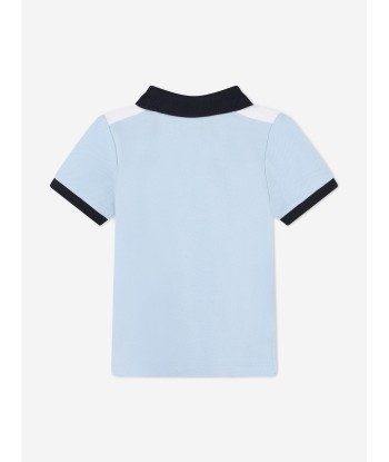 BOSS Baby Boys Logo Polo Shirt in Blue la livraison gratuite