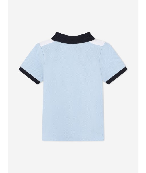 BOSS Baby Boys Logo Polo Shirt in Blue la livraison gratuite