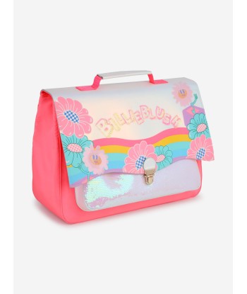 Billieblush Girls Flower And Rainbow Satchel in Pink (38cm) la chaussure