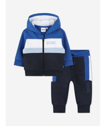 BOSS Baby Boys Logo Tracksuit in Navy de votre