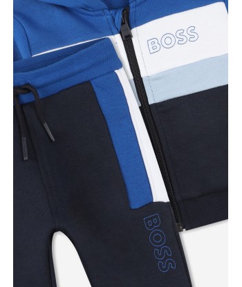 BOSS Baby Boys Logo Tracksuit in Navy de votre