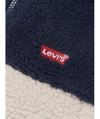 Levi's Wear Boys Colourblock Sherpa Jacket in Grey Les magasins à Paris et en Île-de-France