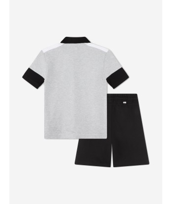 BOSS Boys Polo Shirt And Shorts Set in Grey l'évolution des habitudes 