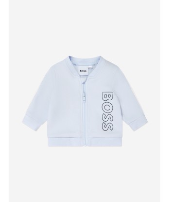 BOSS Baby Boys 3 Piece Tracksuit Set in Blue chez Cornerstreet bien 