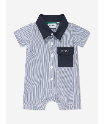 BOSS Baby Boys Romper Gift Set in Blue 2024