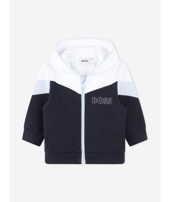 BOSS Baby Boys Logo Tracksuit in Navy soldes