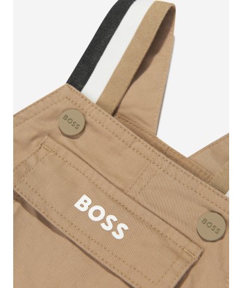 BOSS Baby Boys Pocket Dungarees in Beige sélection de produits