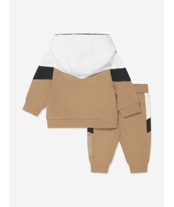 BOSS Baby Logo Tracksuit in Beige d'Europe débarque