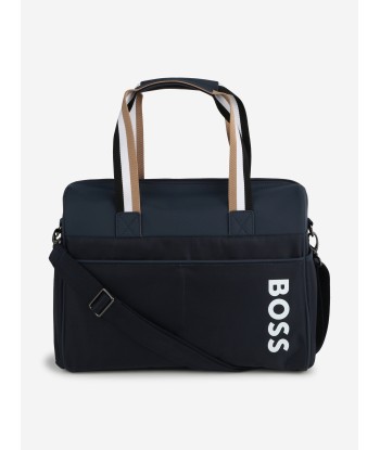 BOSS Baby Logo Changing Bag in Navy (38cm) 50-70% off 