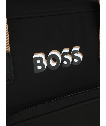 BOSS Baby Logo Changing Bag in Black (37cm) livraison et retour toujours gratuits