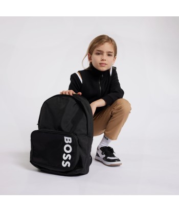 BOSS Boys Logo Backpack in Black (40cm) votre