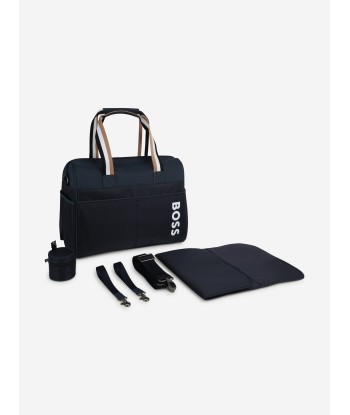 BOSS Baby Logo Changing Bag in Navy (38cm) 50-70% off 