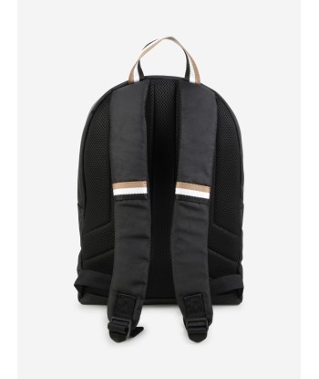 BOSS Boys Logo Backpack in Black (40cm) votre