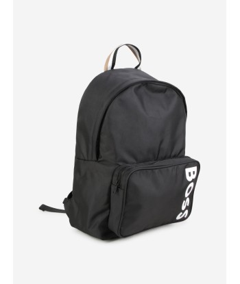 BOSS Boys Logo Backpack in Black (40cm) votre