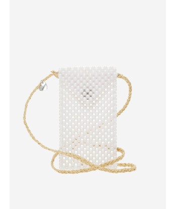 Monnalisa Girls Pearl Crossbody Bag in White (15cm) Découvrez la collection