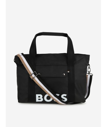 BOSS Baby Logo Changing Bag in Black (42cm) ouvre sa boutique