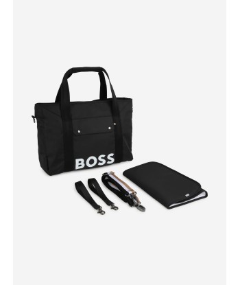 BOSS Baby Logo Changing Bag in Black (42cm) ouvre sa boutique