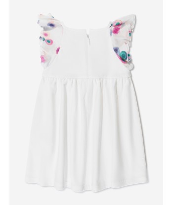 Chloé Baby Girls Ruffle Dress in Ivory shop