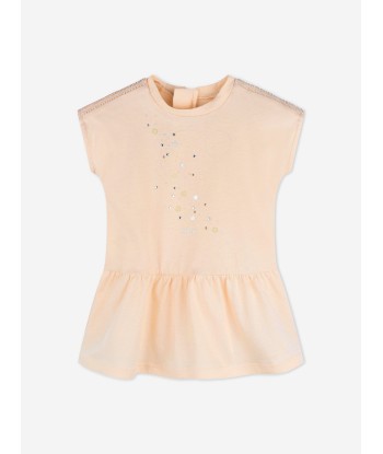 Chloé Baby Girls T-Shirt Dress in Pink les muscles