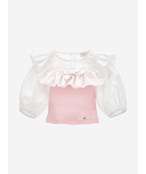 Monnalisa Girls Provenza Top in Pink online