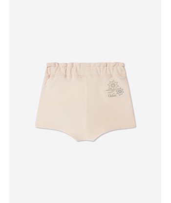 Chloé Baby Girls Fleece Shorts in Pink l'évolution des habitudes 