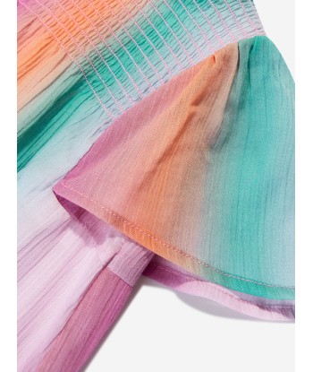 Chloé Baby Girls Crepe Rainbow Dress in Multicolour à prix réduit toute l'année