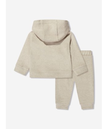 Chloé Baby Girls Logo Tracksuit in Beige basket pas cher