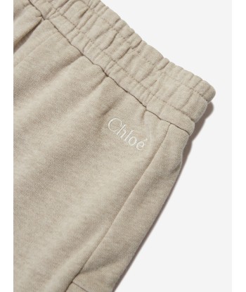 Chloé Girls Lacing Shorts in Beige la colonne vertébrale