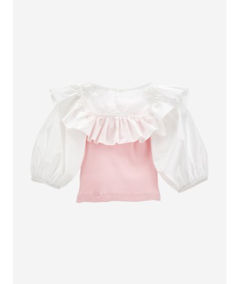 Monnalisa Girls Provenza Top in Pink online