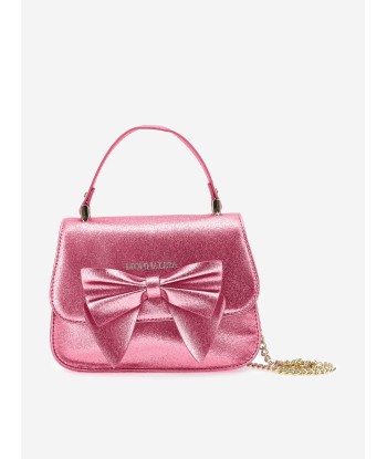 Monnalisa Girls Glitter Bow Handbag in Pink (21cm) Jusqu'à 80% De Réduction