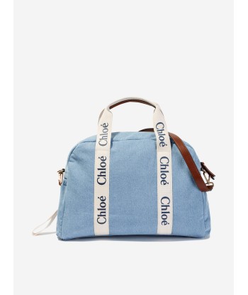 Chloé Baby Girls Denim Changing Bag in Blue (43cm) de votre