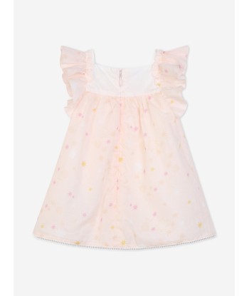 Chloé Baby Girls Dress And Soft Toy Gift Set in Pink en stock