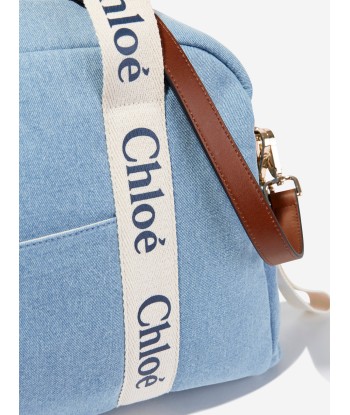 Chloé Baby Girls Denim Changing Bag in Blue (43cm) de votre