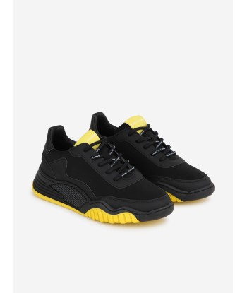 MARC JACOBS Boys Branded Trainers in Black de la marque