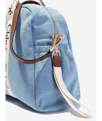 Chloé Baby Girls Denim Changing Bag in Blue (43cm) de votre