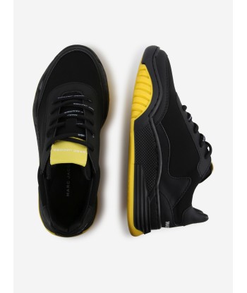 MARC JACOBS Boys Branded Trainers in Black de la marque