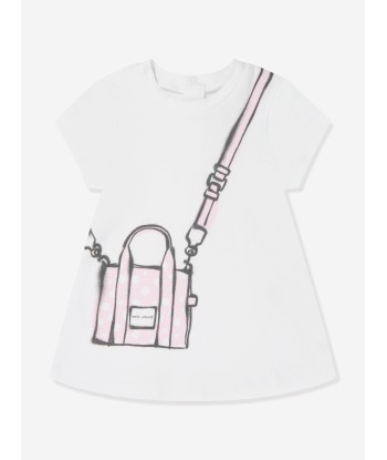 MARC JACOBS Baby Girls Snapshot Bag Dress in Ivory Les êtres humains sont 