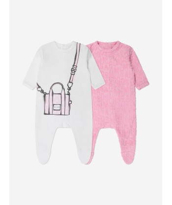 MARC JACOBS Baby Girls Babygrow Gift Set in Pink de l' environnement