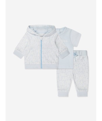 MARC JACOBS Baby 3 Piece Tracksuit Gift Set in Blue acheter