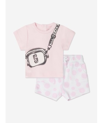 MARC JACOBS Baby Girls T-Shirt And Shorts Set in Pink votre restaurant rapide dans 