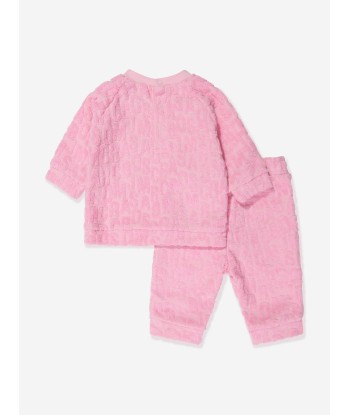 MARC JACOBS Baby Girls Logo Tracksuit in Pink la livraison gratuite