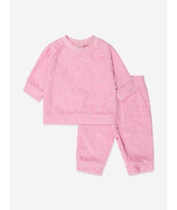 MARC JACOBS Baby Girls Logo Tracksuit in Pink la livraison gratuite