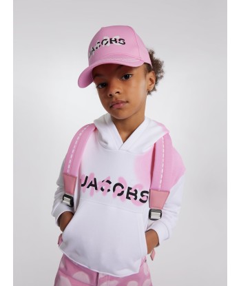 MARC JACOBS Girls Spray Spots Cropped Hoodie in White JUSQU'A -70%! 