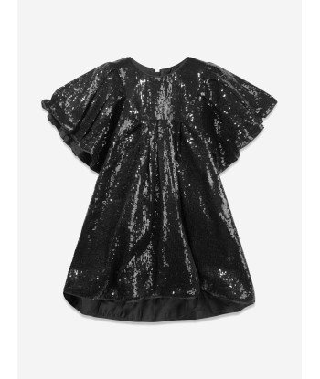 MARC JACOBS Girls Sequinned Occasion Dress in Black shop